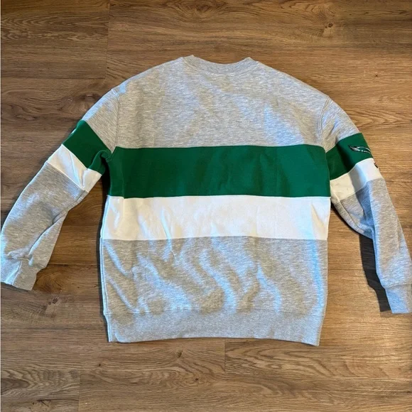 Vintage NFL Grey, Green and White Eagles Crewneck Sweatshirt - Picture 6 of 6